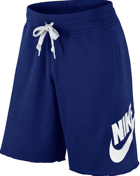 nike herren hose aw77|Nike Men's Aw77 French Terry Alumni Shorts (Navy Blue/White, .